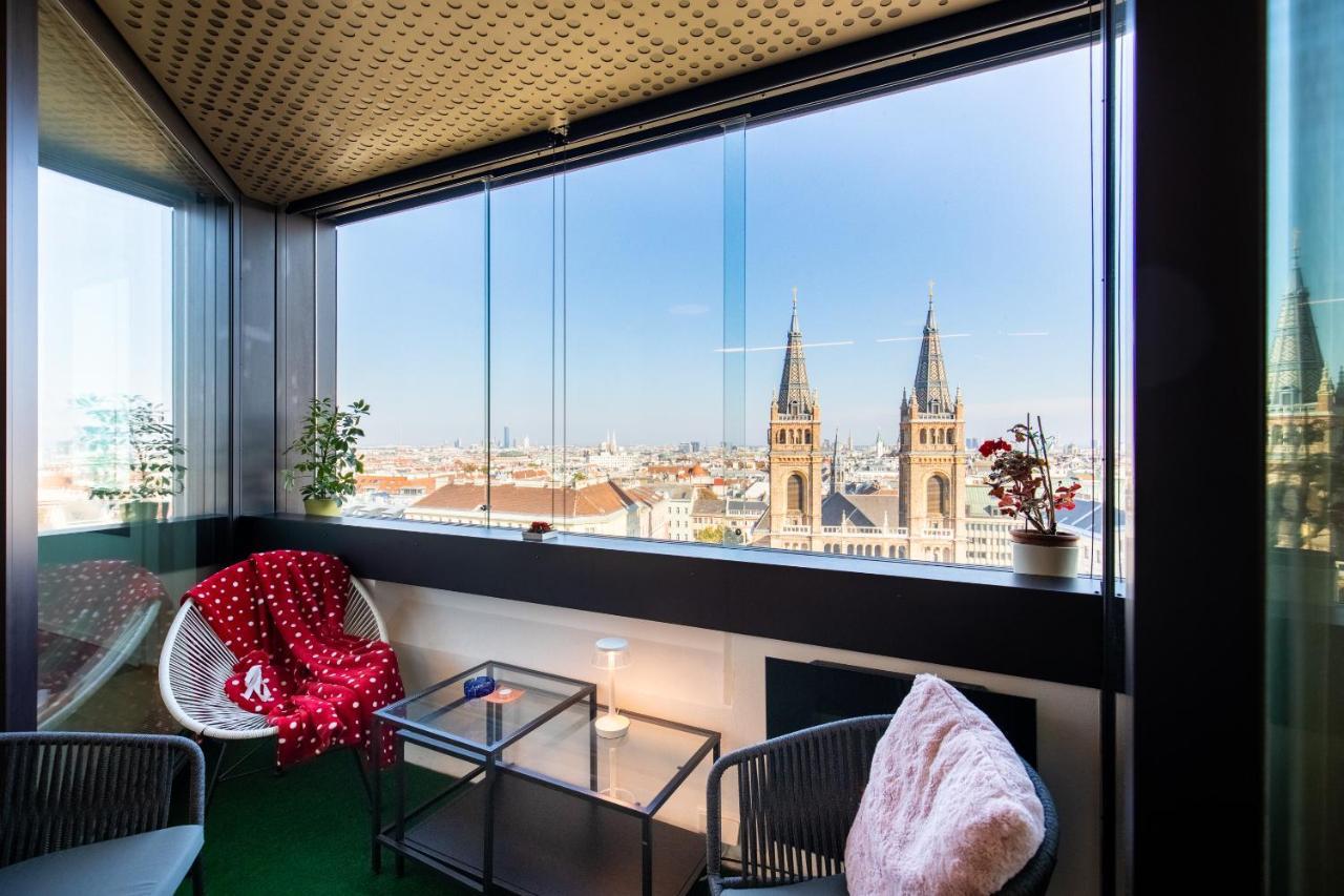 Skyflats Vienna - Rooftop Apartments ภายนอก รูปภาพ