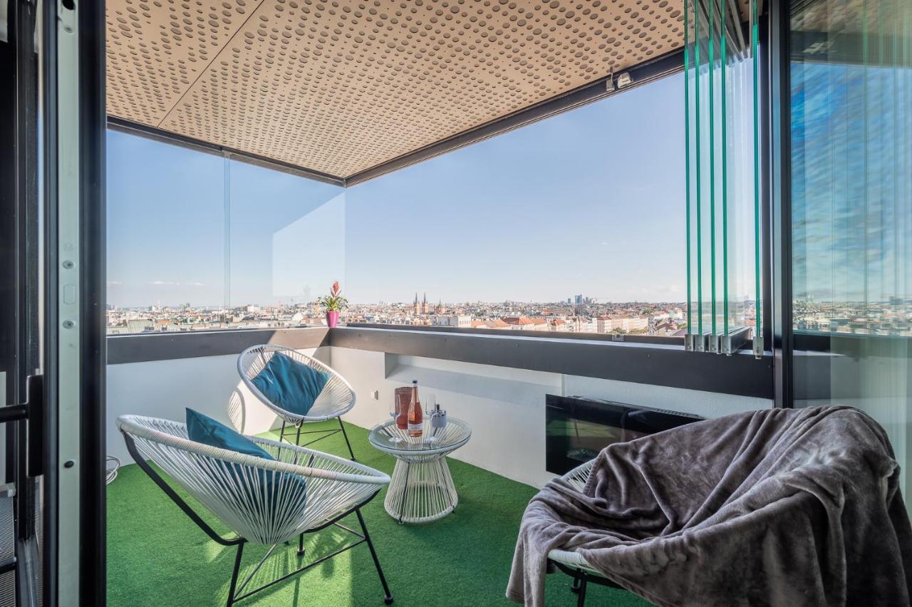 Skyflats Vienna - Rooftop Apartments ภายนอก รูปภาพ